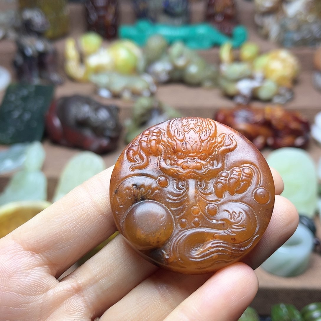 白玉菩提吊坠157。。