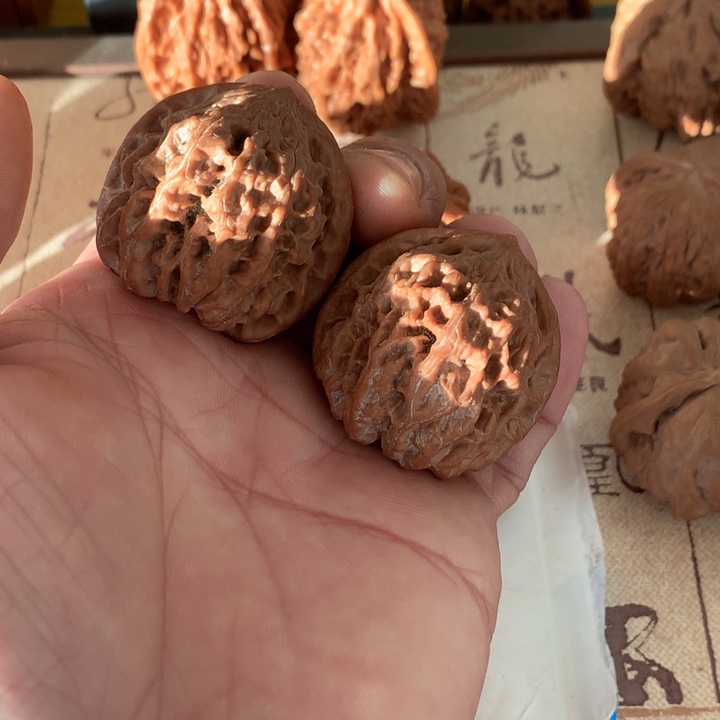 吊坠文玩核桃野牛狮子头