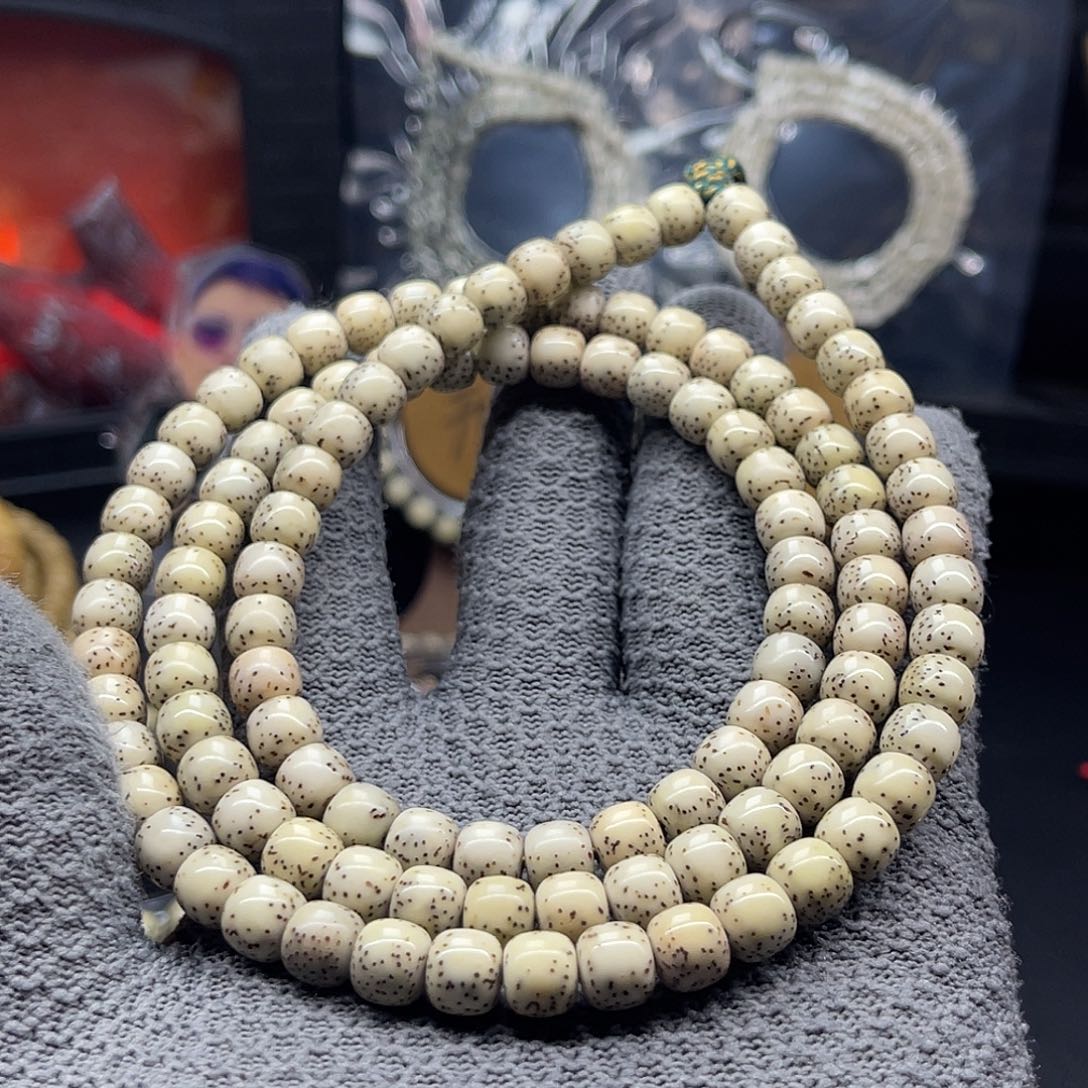 环***扣星月菩提手串河豚长串