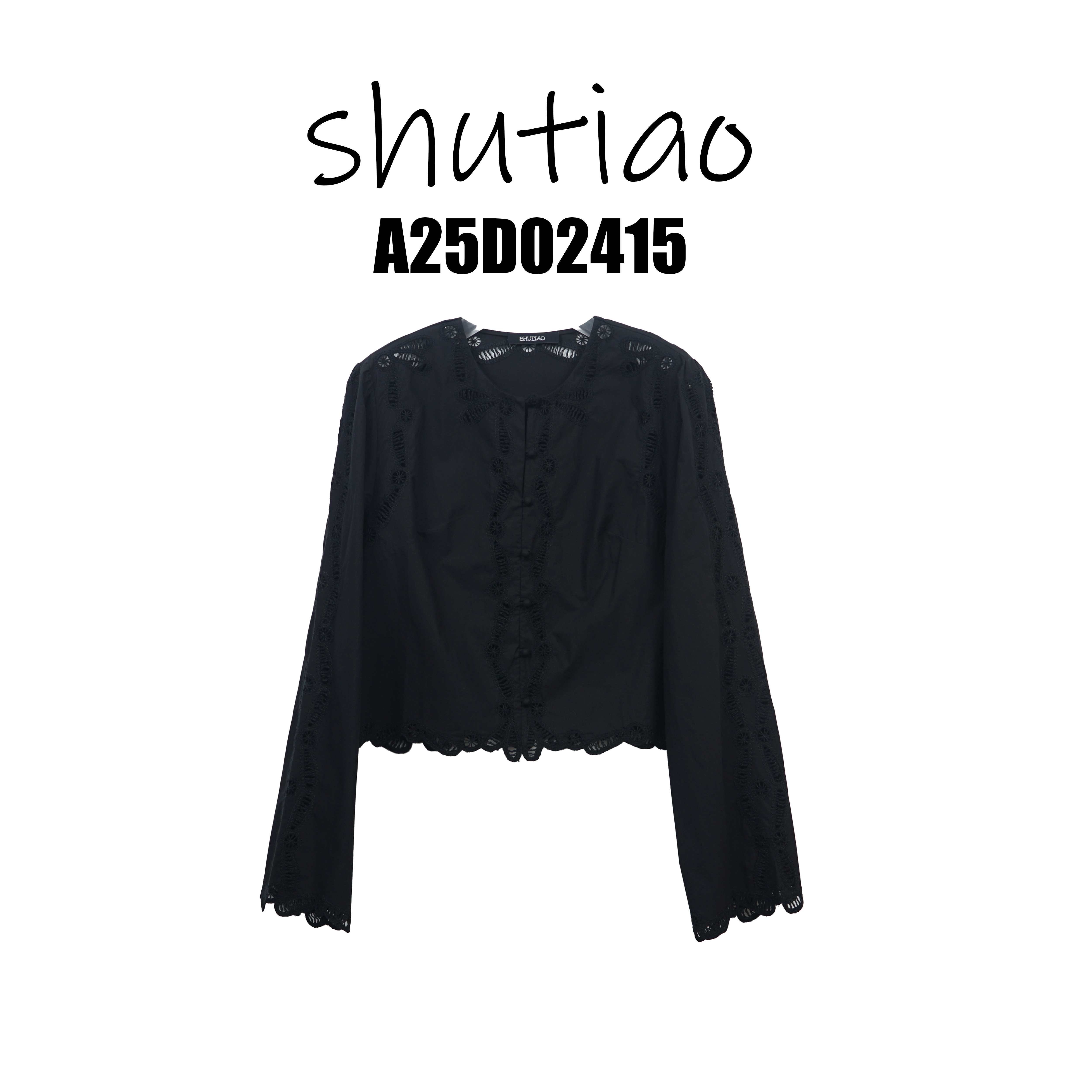 【SHUTIAO】2025冬季：新款小众设计款开衫A25D02415