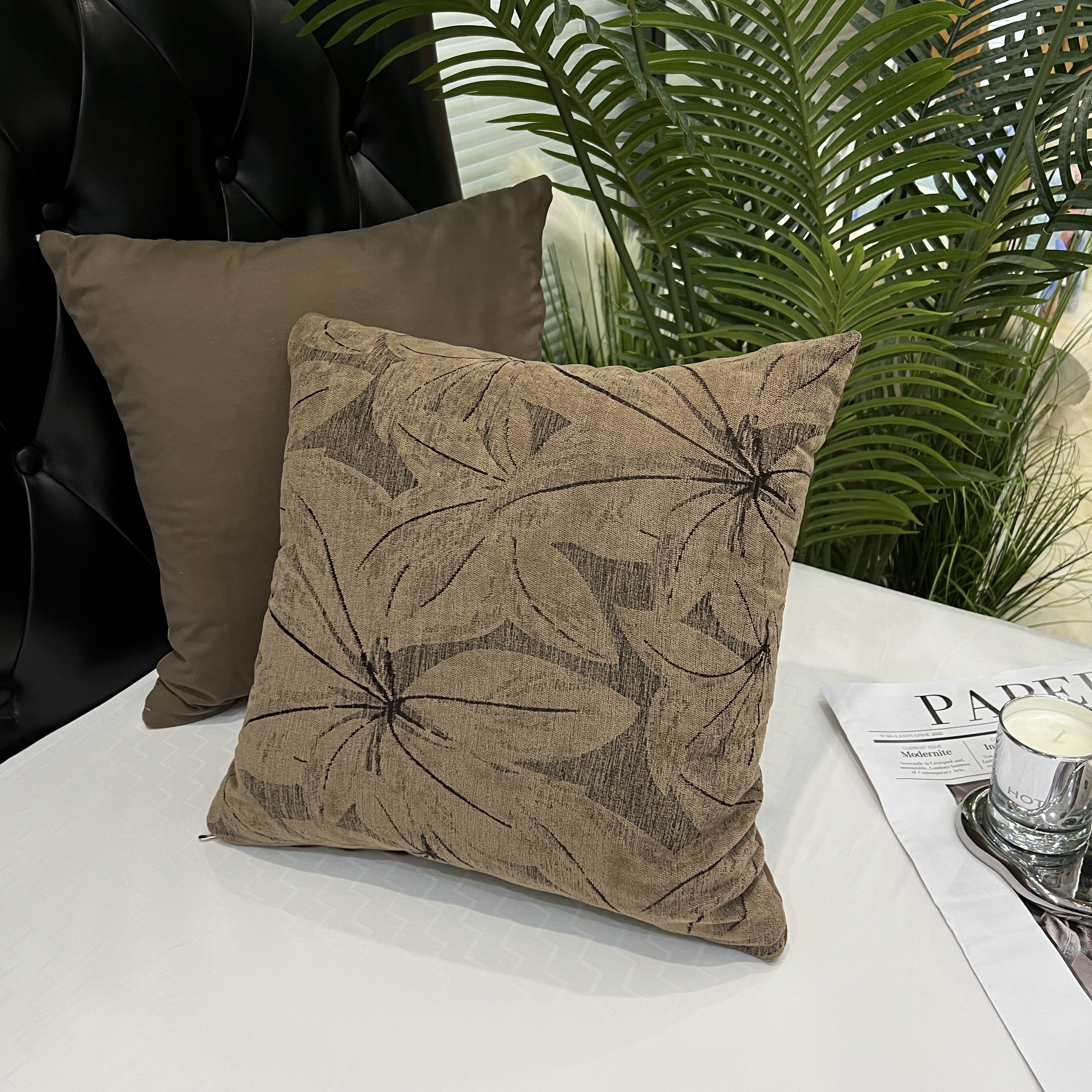 【小杰姐妹补贴】冬羚鸟-PJ1-时尚耐磨雪尼尔轻奢抱枕