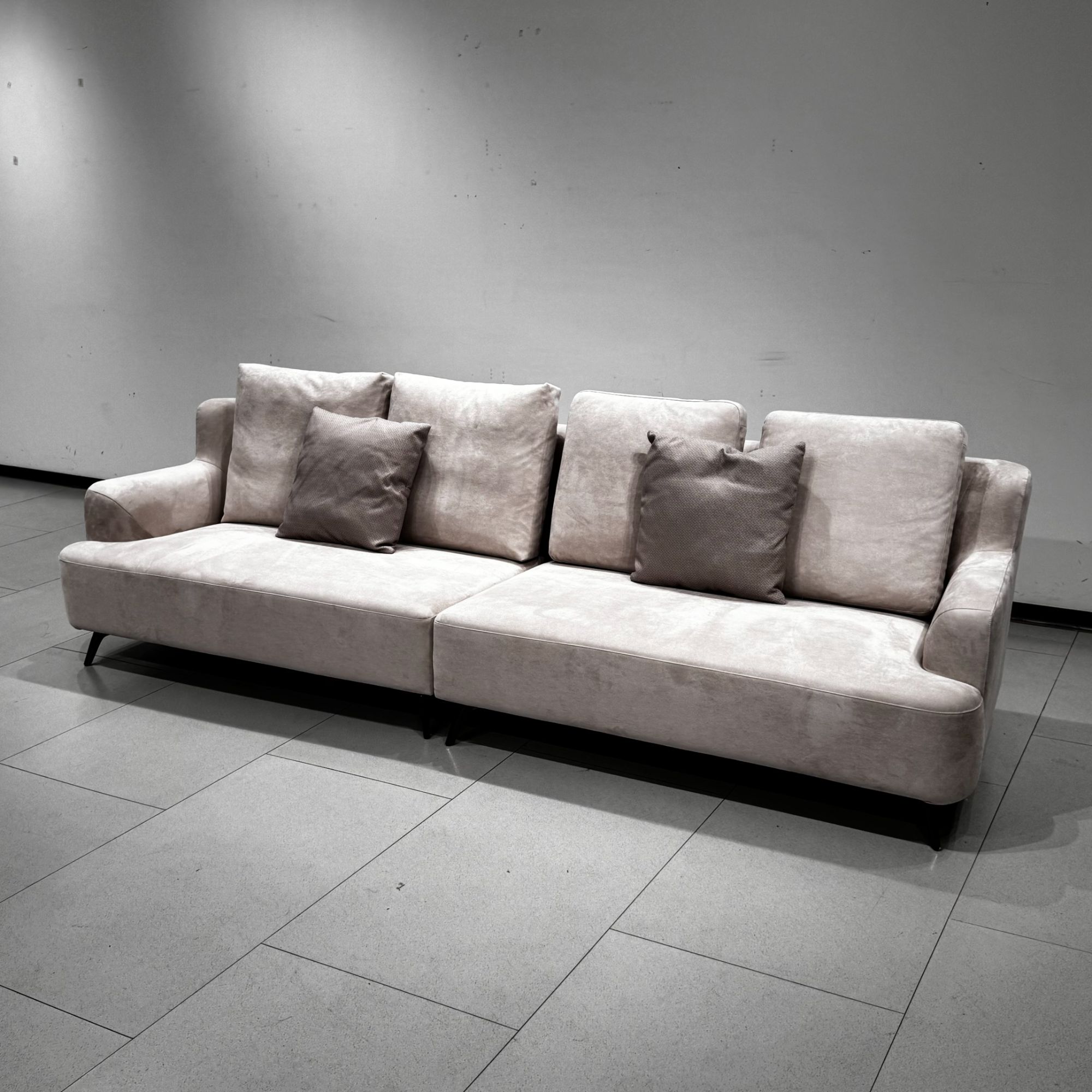 长风T-892 布艺沙发 法式复古奶油风 麂皮绒大气时尚百搭款