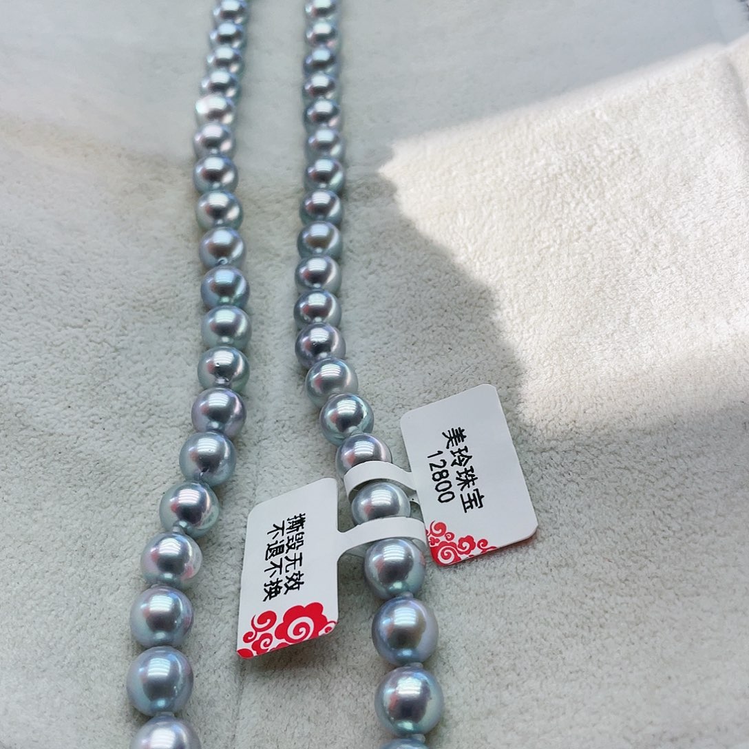 海水珍珠颈饰18K金镶嵌