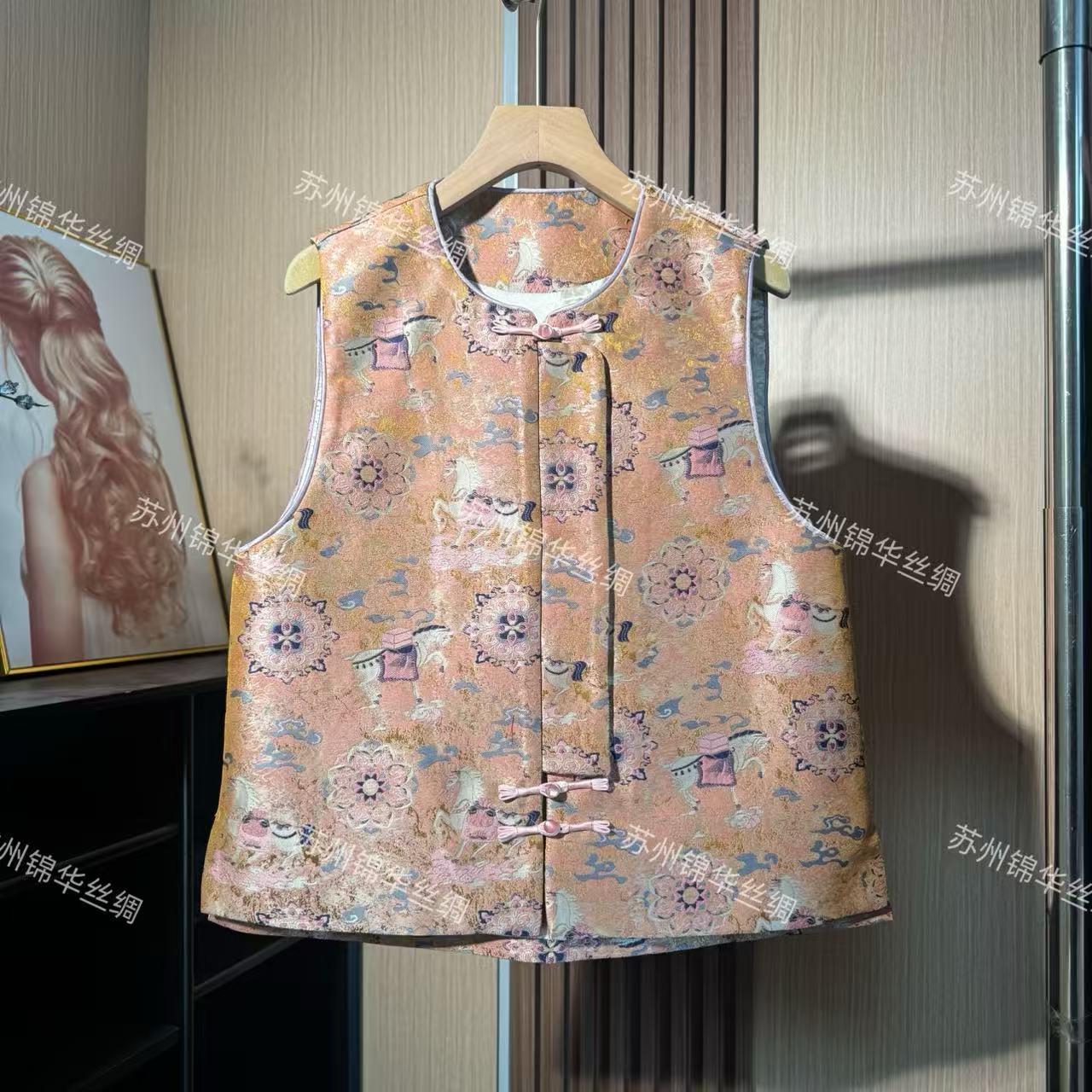 【花样福马】中式女士国风上衣内搭无袖百搭马甲N65