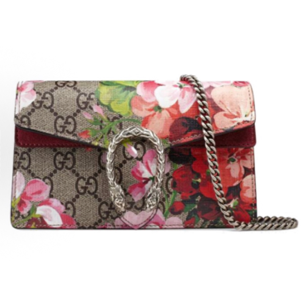 95新 GUCCI/古驰 花卉 酒神 mini /JW0224