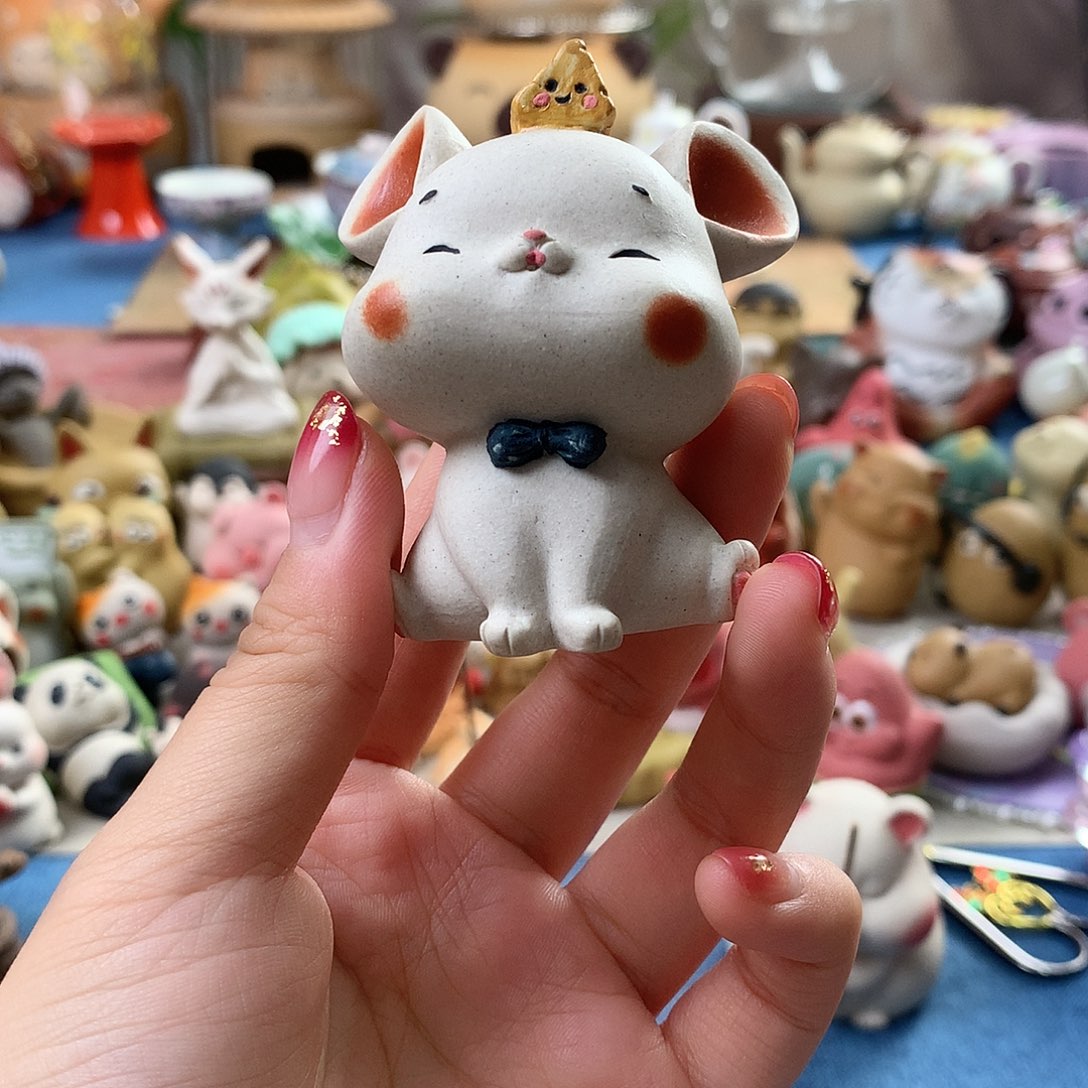 茶宠紫砂手工制作