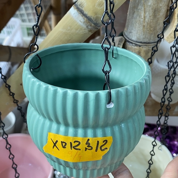 陶盆有孔 瑕疵针孔漏釉介意勿拍外口 11外高12