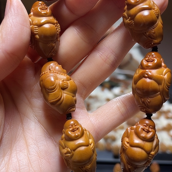 橄榄核吊坠小金条