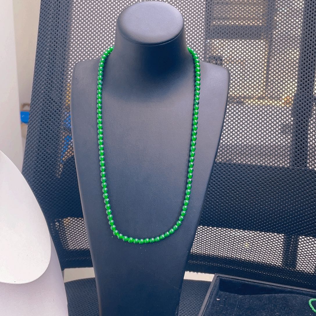 翡翠未镶嵌项链卡6