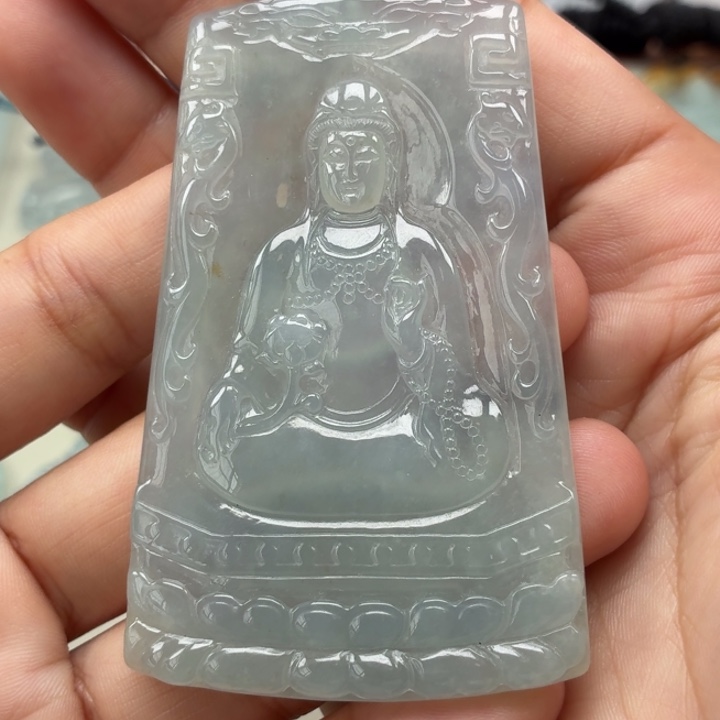 翡翠未镶嵌颈饰天然翡翠a货