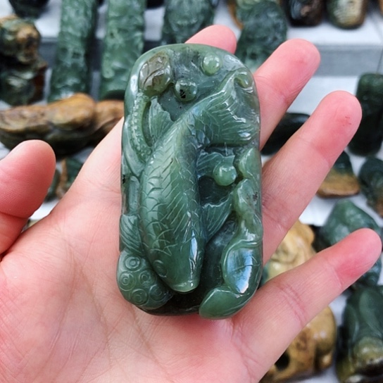 未镶嵌和田玉把件杰****行