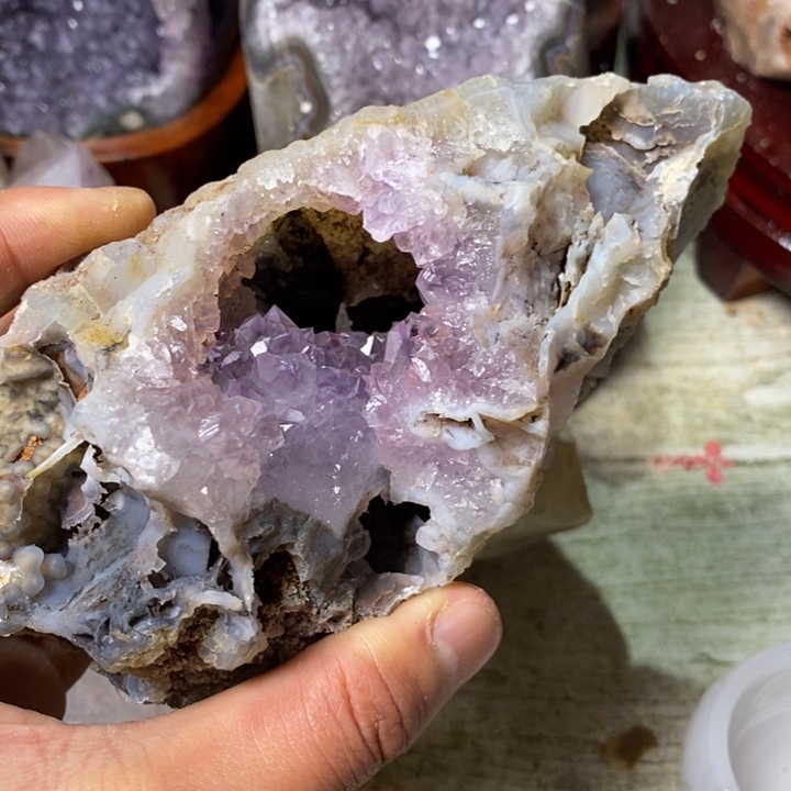 紫晶大型摆件（非配饰）未镶嵌