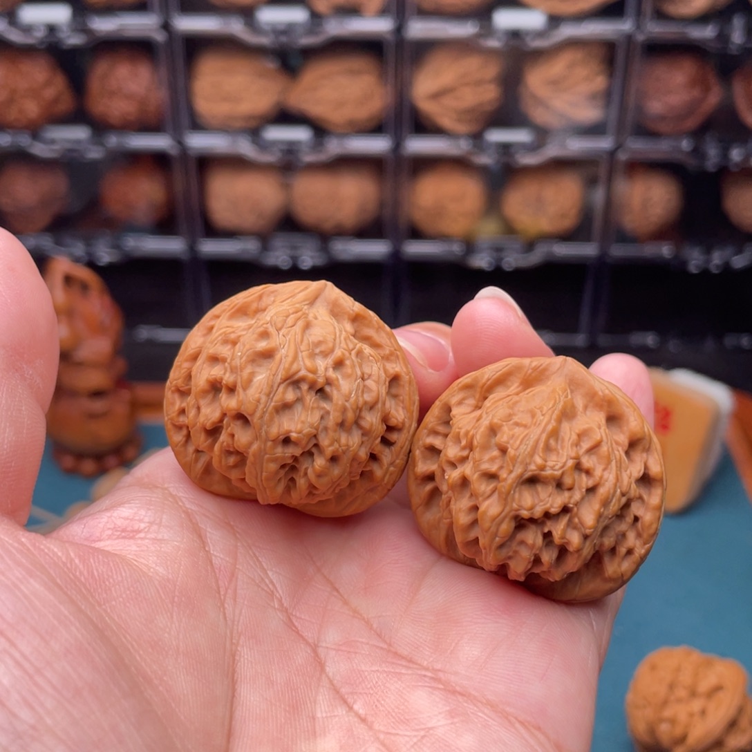 吊坠文玩核桃35全品玉华宫