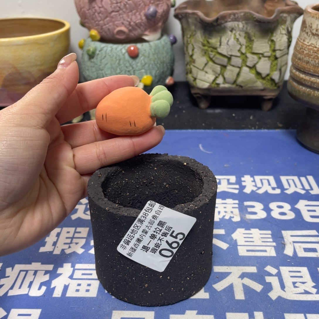 微瑕陶艺多肉花盆65