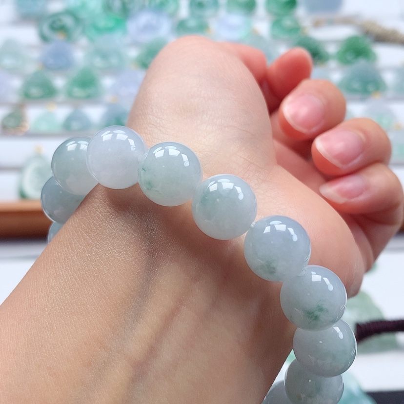 【闪购商品】翡翠手链未镶嵌缅甸天然翡翠