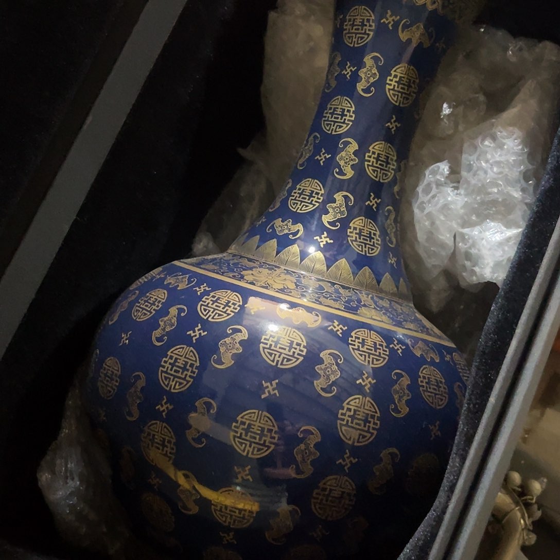 摆件凤**宙天球瓶摆件11多