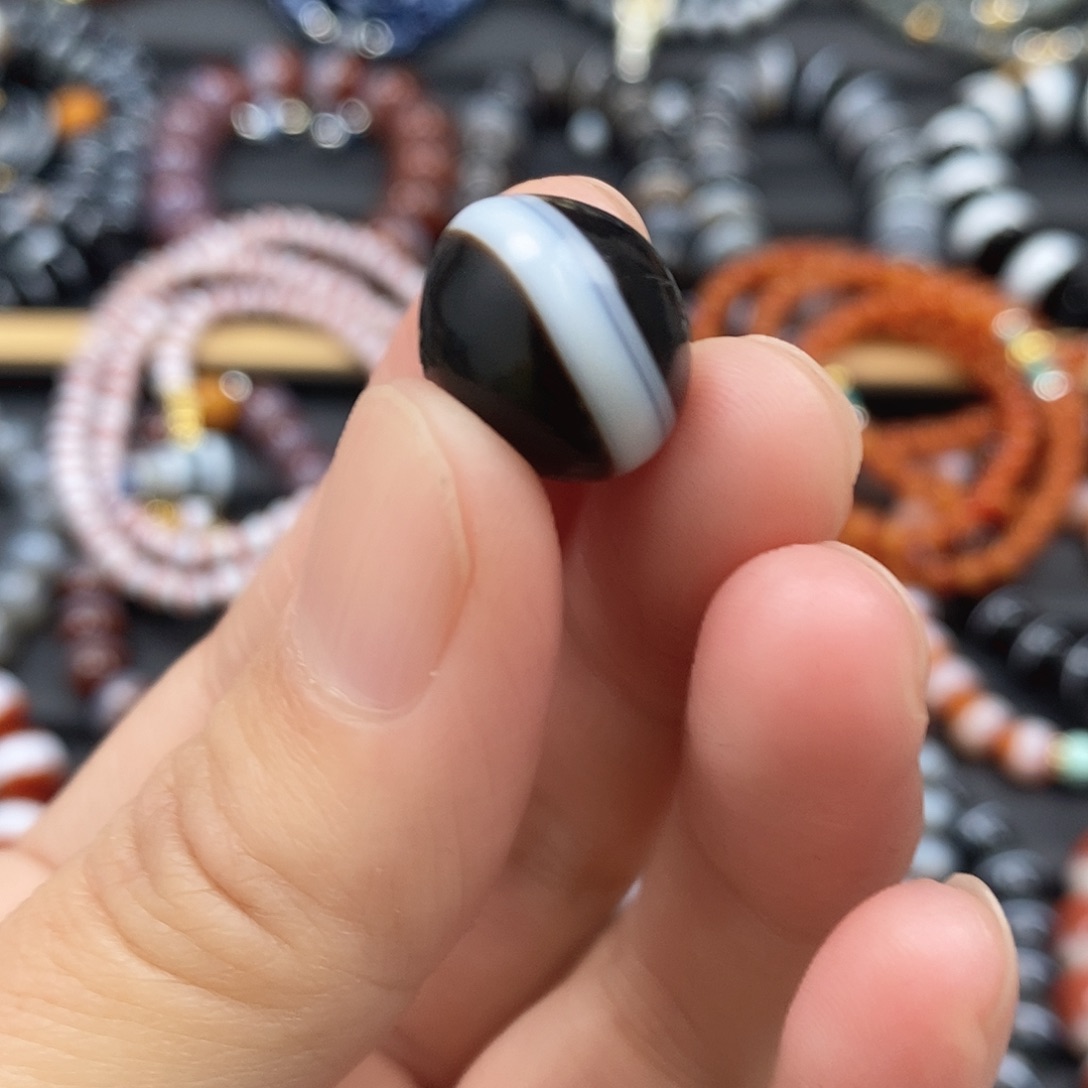 玛瑙/玉髓玛瑙单珠未镶嵌