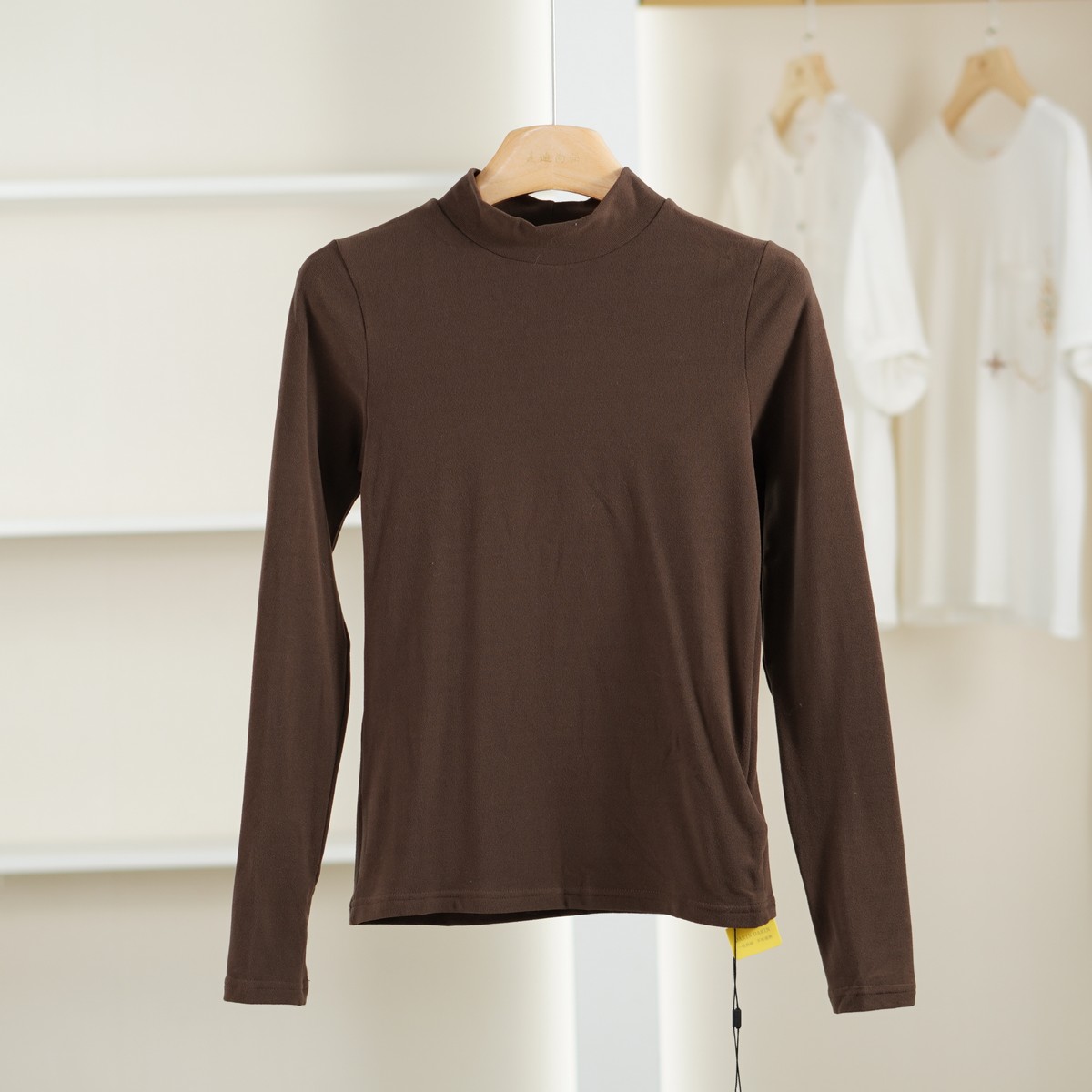 麦迪尚品【达】51213340 简约百搭纯色打底衫春秋女装专柜正品