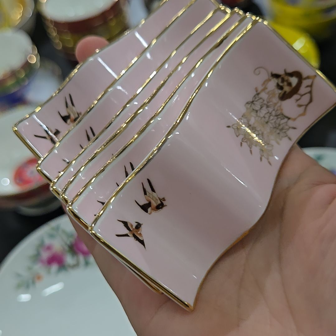 瓷片微瑕奥维百鸟朝凤筷架10个66666