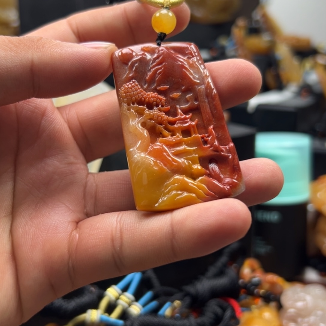 石英质玉（黄龙玉）未镶嵌多选发其一