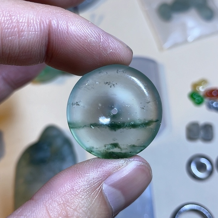 定制翡翠未镶嵌毛货