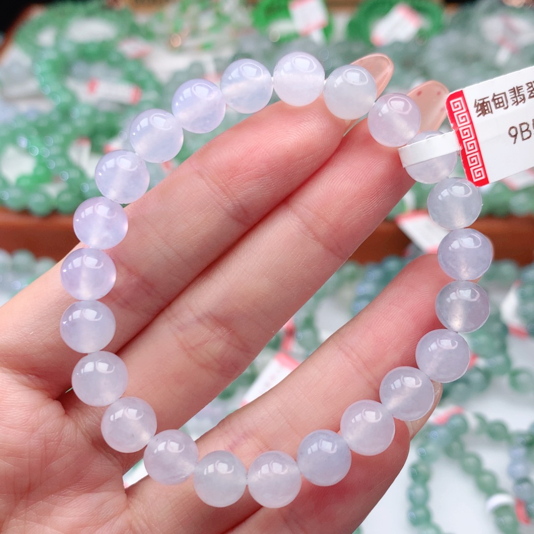 翡翠手链未镶嵌翡翠8mm