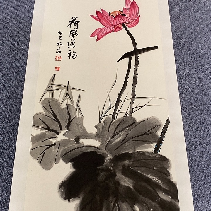 国画纯手绘写意画作50*100