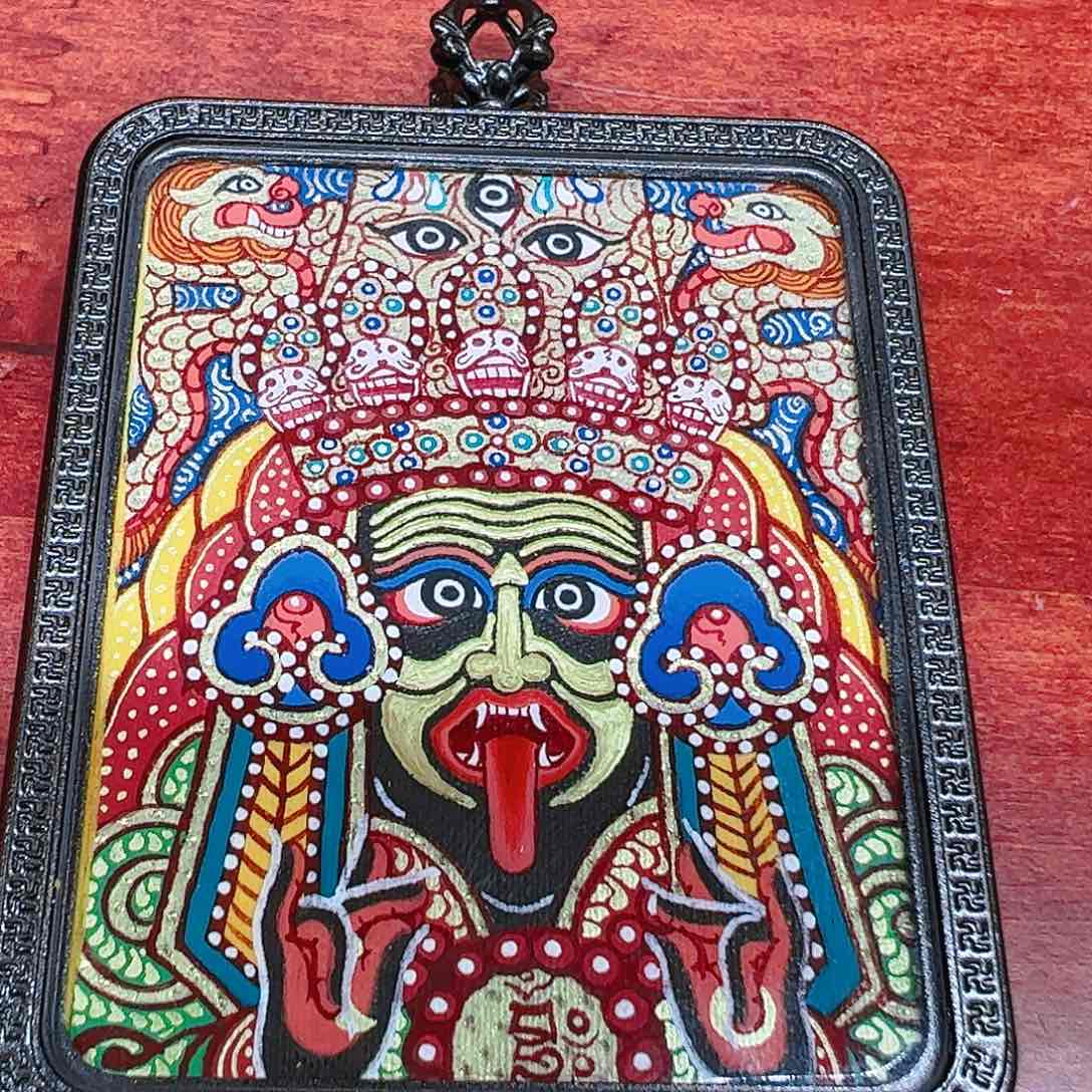 吊坠热贡手绘扎基拉姆