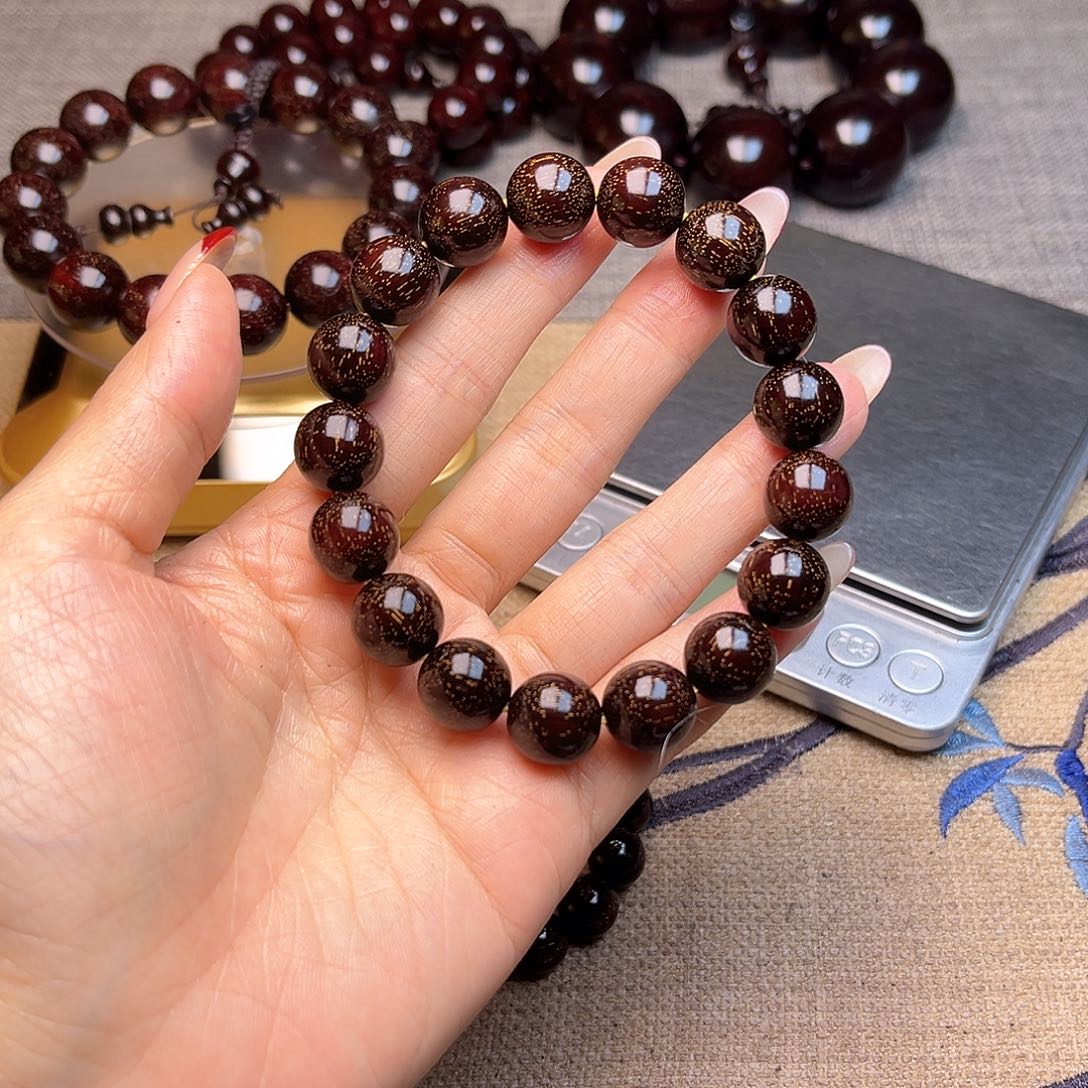 檀香紫檀（小叶紫檀）1.2单圈爆星