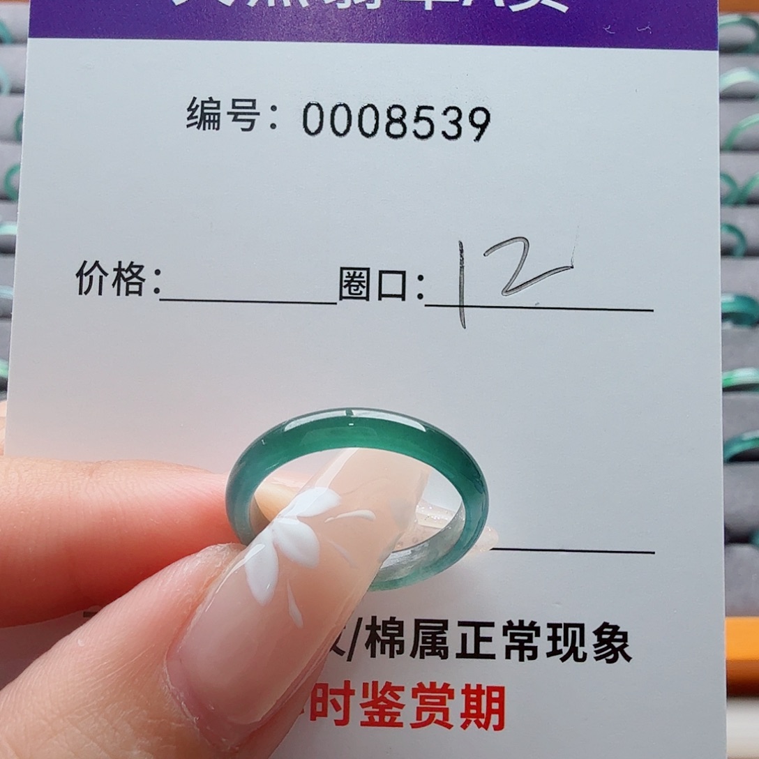 翡翠未镶嵌戒指天然翡翠