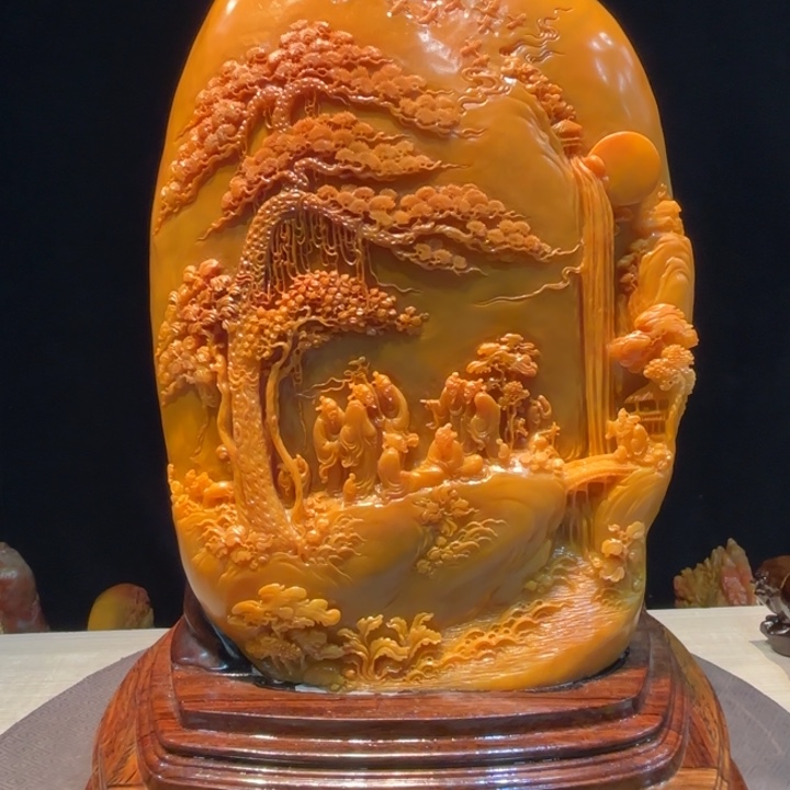 用***2寿山石寿山石摆件文化