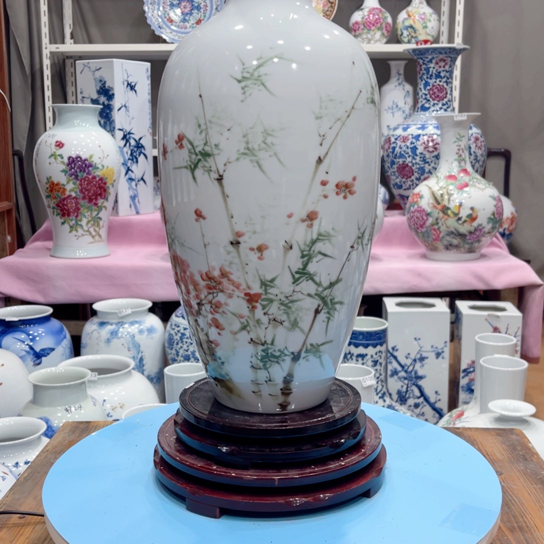 摆件景德镇陶瓷花瓶