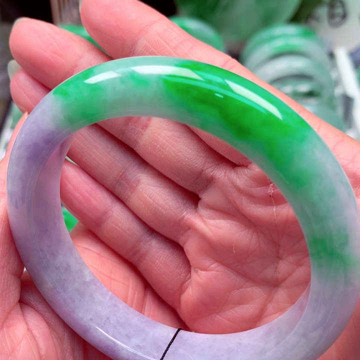 翡翠未镶嵌手镯天然翡翠手镯