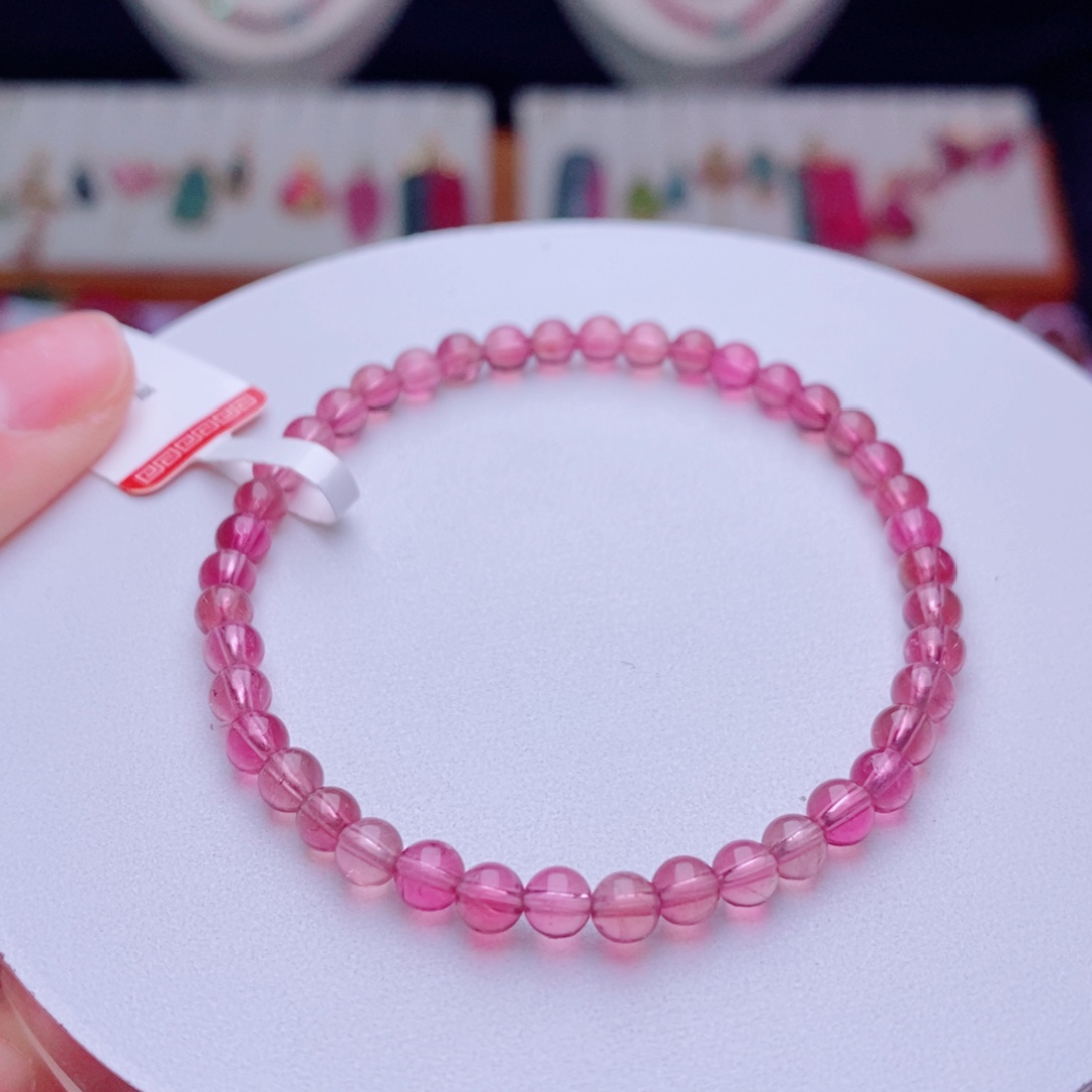 碧玺手链未镶嵌圆珠手链yy