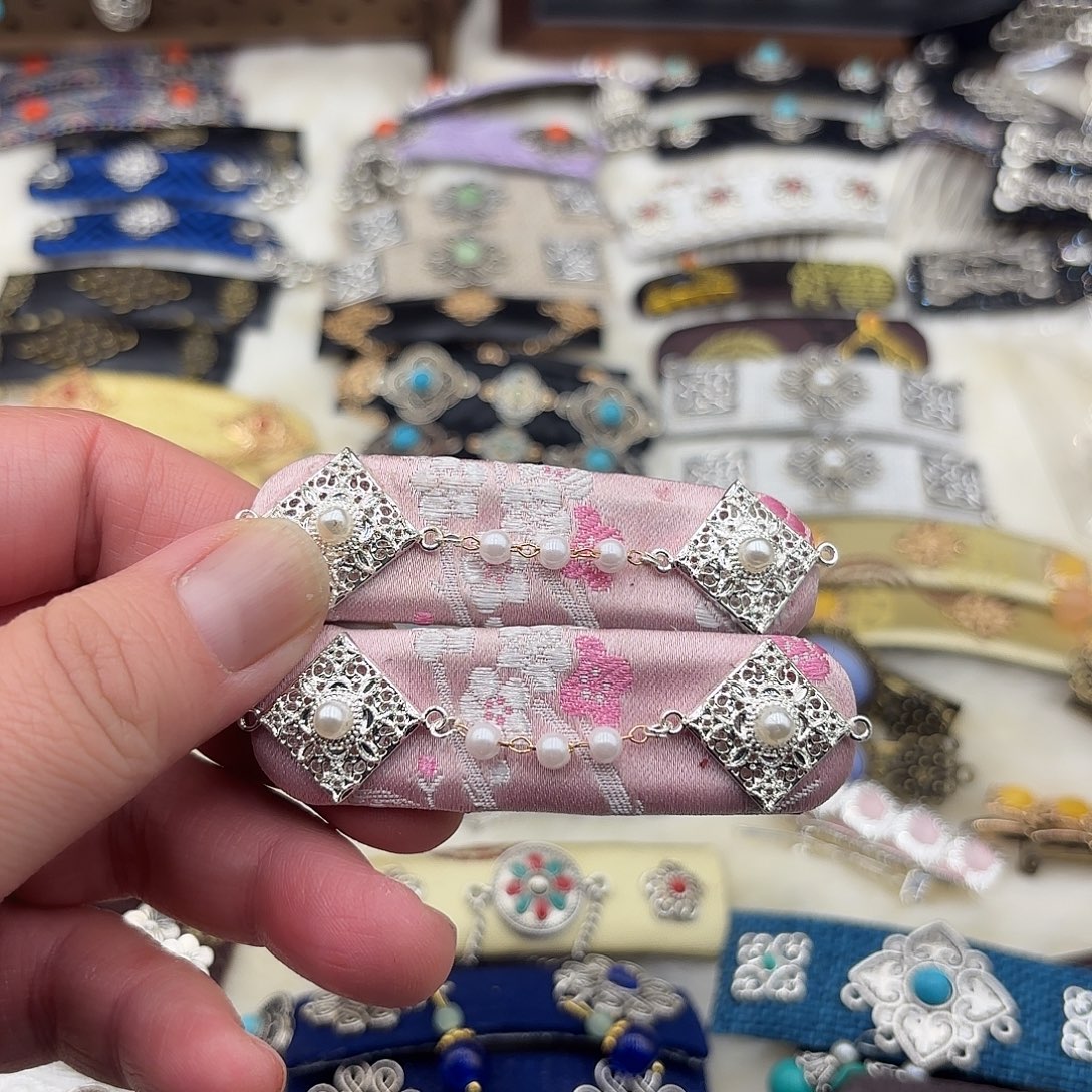 蒙古元素发卡一对3