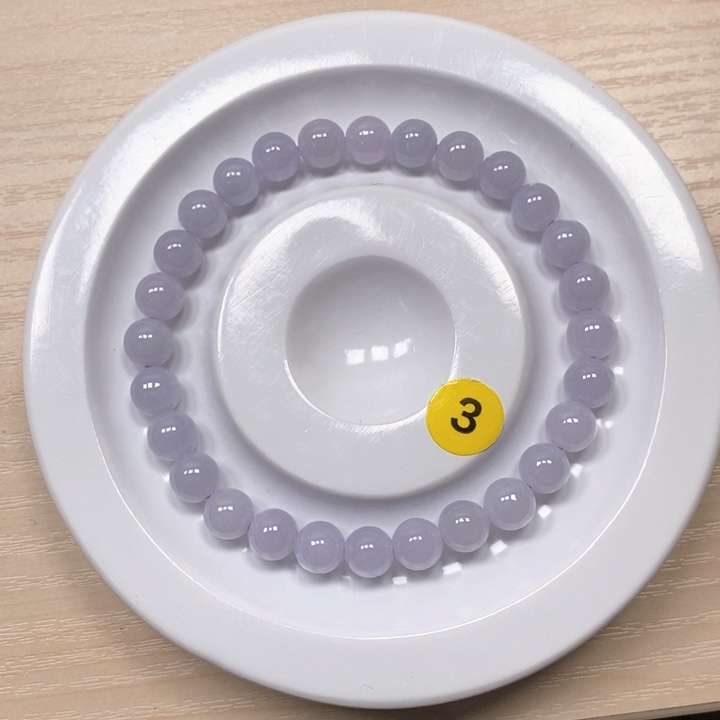 翡翠手串未镶嵌卡 6+