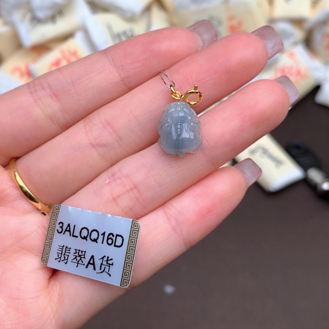 【闪购商品】翡翠挂件银S925镶嵌一