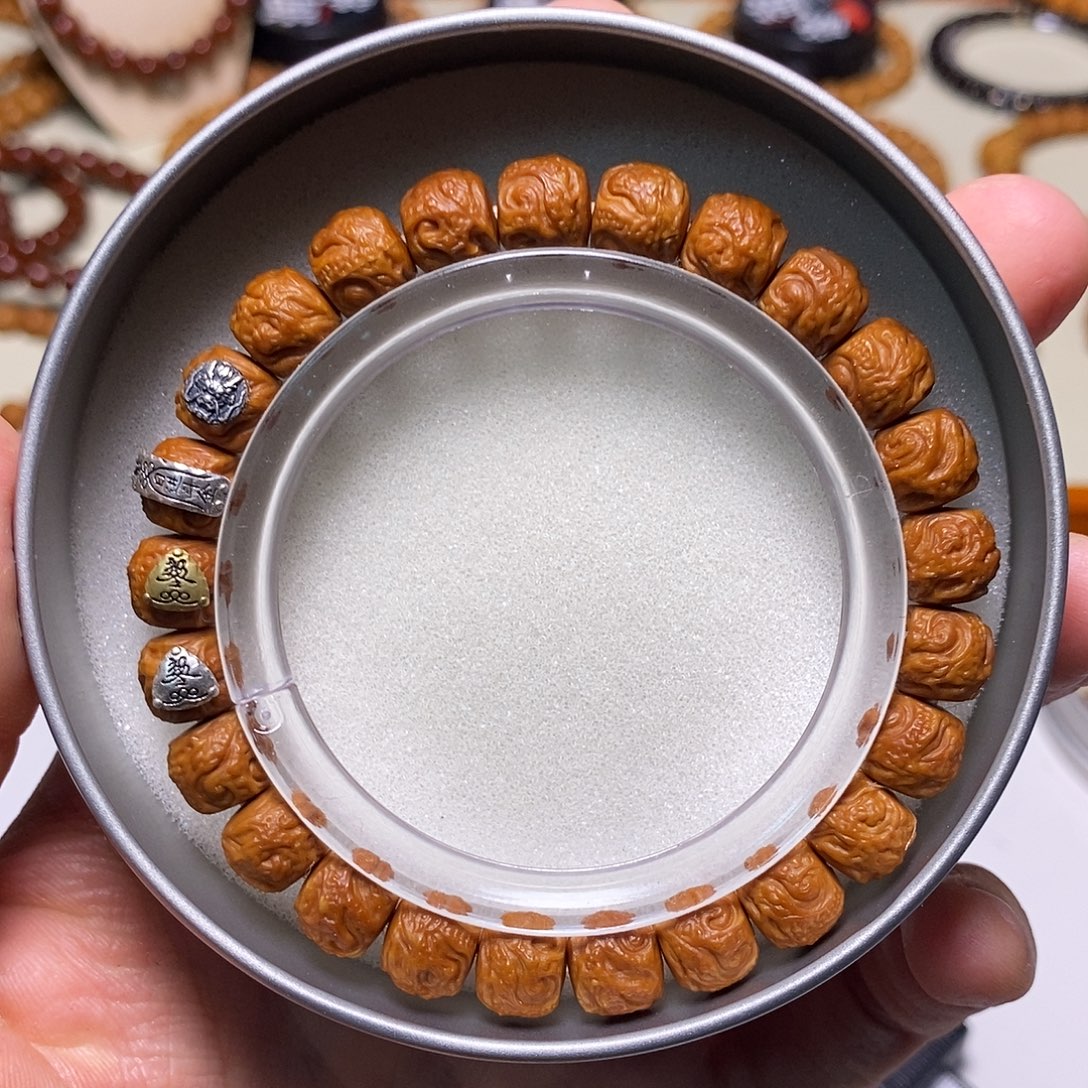 猴头核桃手串全品四标款天命玄鸟 尺寸9+ 馒头料