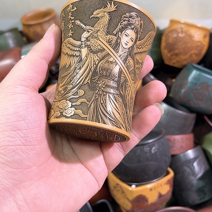 茶杯紫砂全手工紫砂主人杯