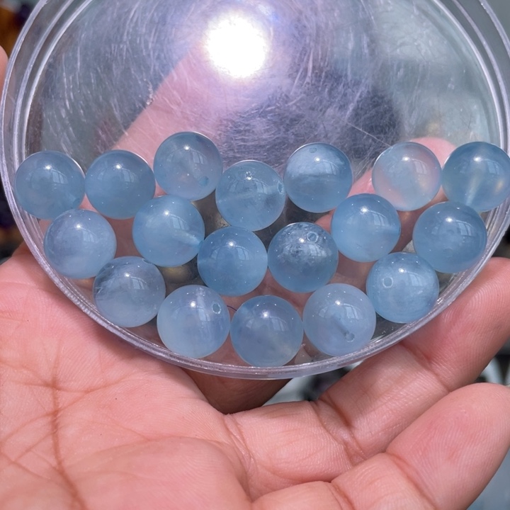 水晶手串未镶嵌11.5mm蓝天白云单珠多样性发其一