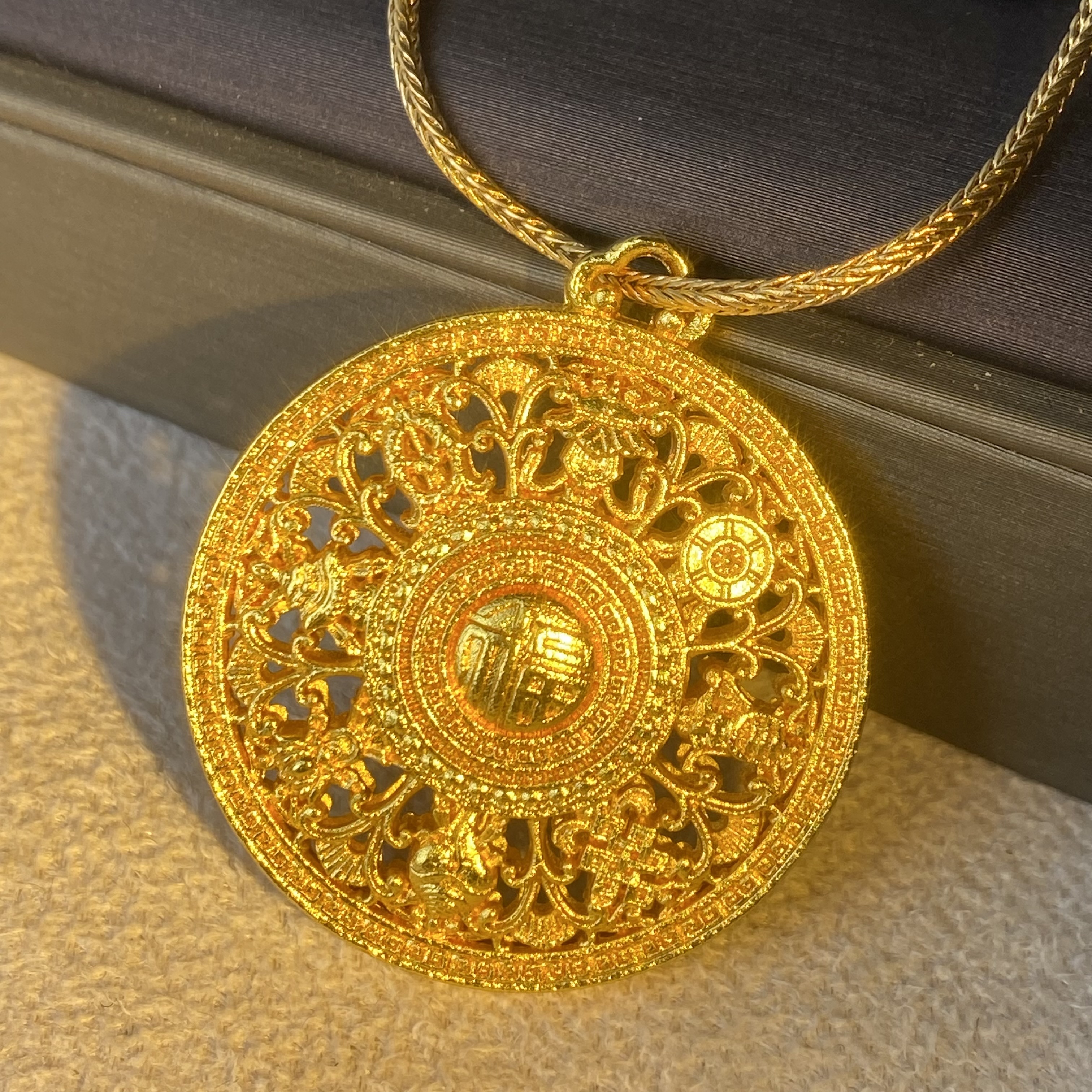 6538【项链】轻奢精品金色女士项链