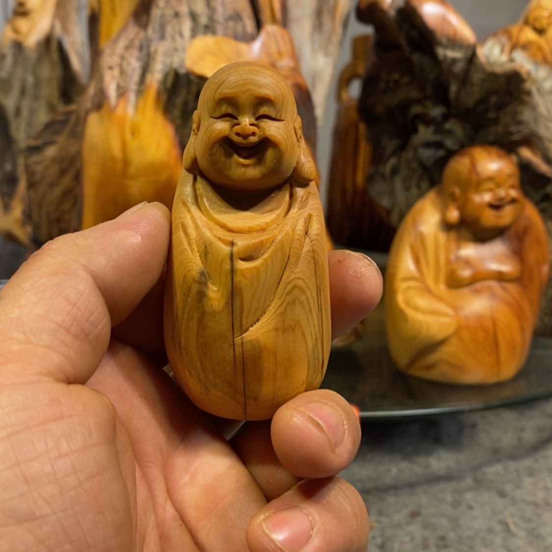 【闪购商品】柏木（崖柏）木雕工艺品摆件家居手把件