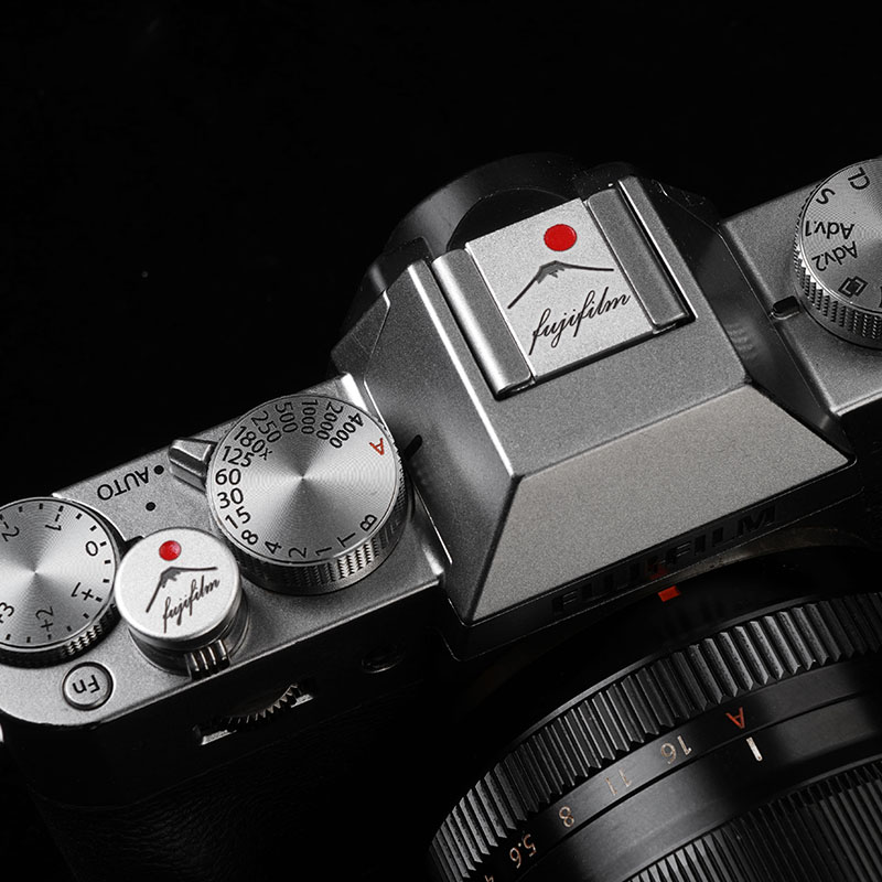 富士xt50xm5尼康配件相机快门按钮xt30xs20xt5x100vi热靴盖