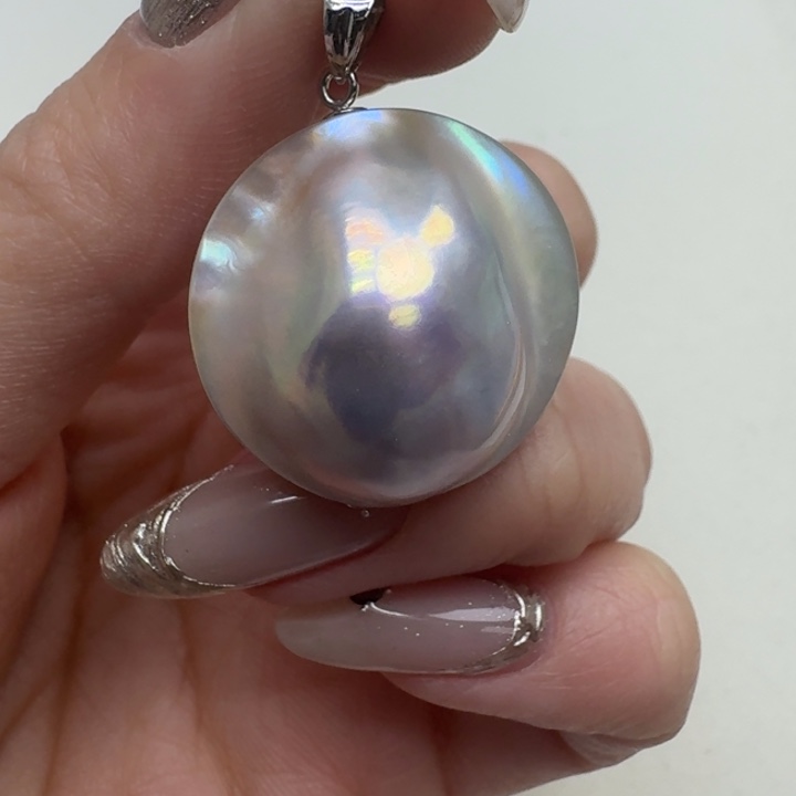 拼合珍珠（马贝珠）颈饰未镶嵌