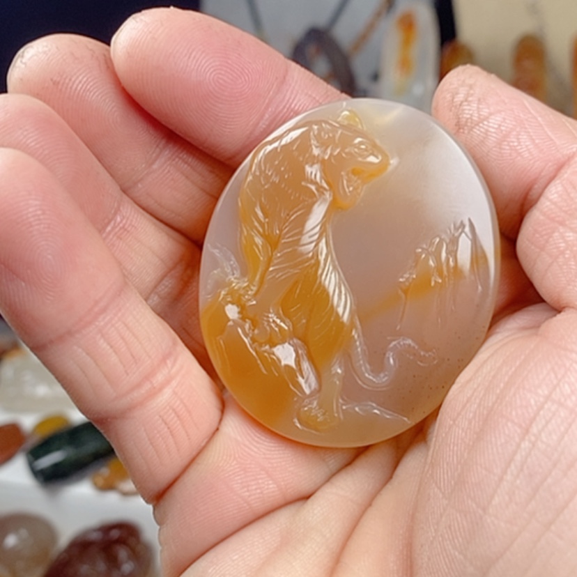 【闪购商品】玛瑙/玉髓挂件未镶嵌爱**忆