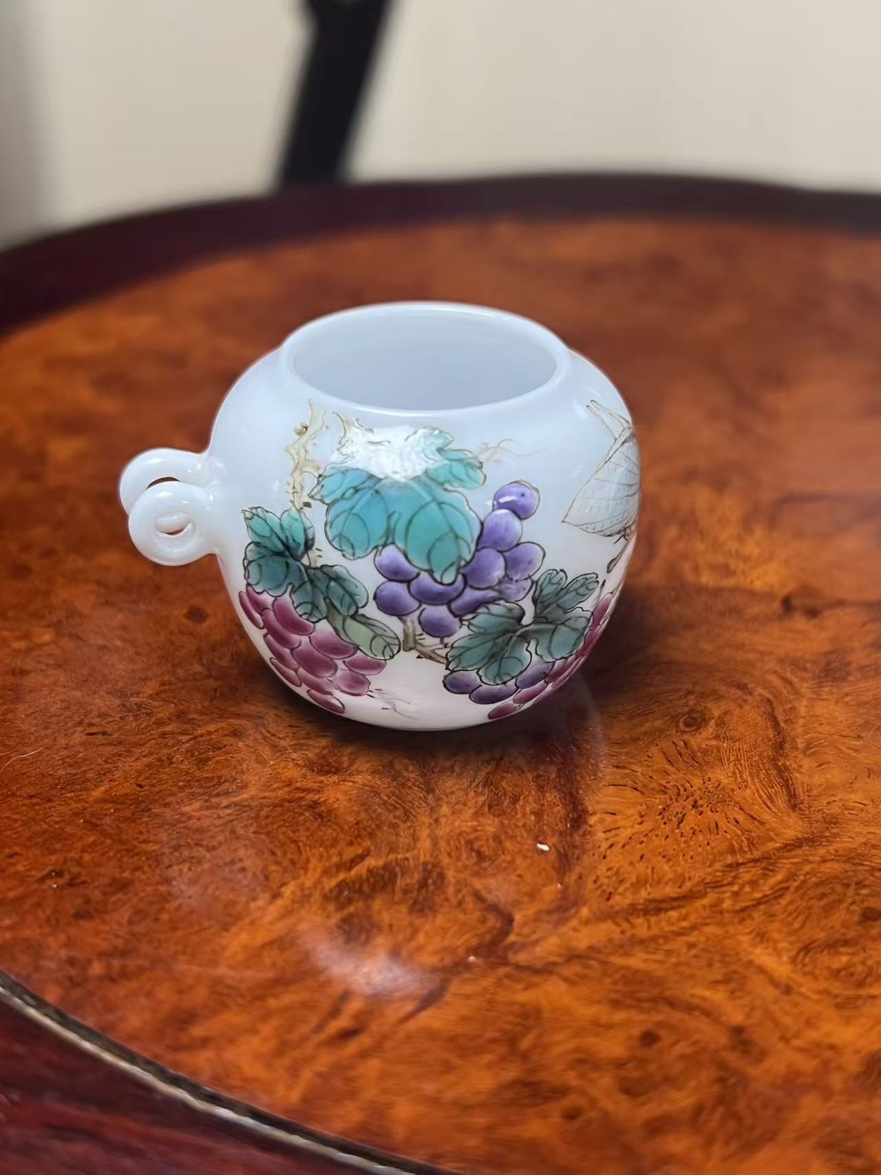 魏小毛草虫鸟食罐