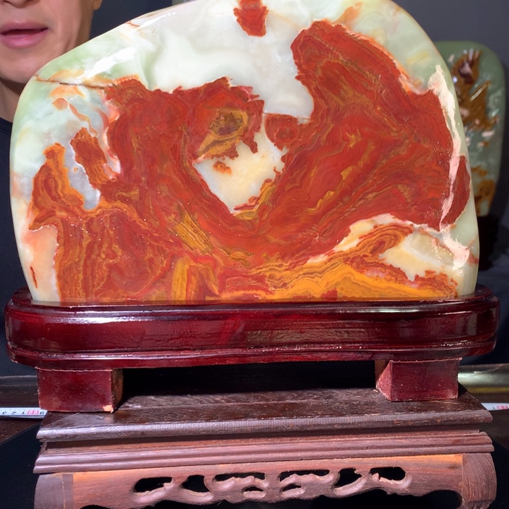 石材天然原石摆件