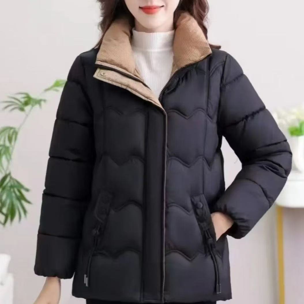 棉服女款2025新款冬季宽松短款棉袄超好看夹棉厚外套棉衣爆款