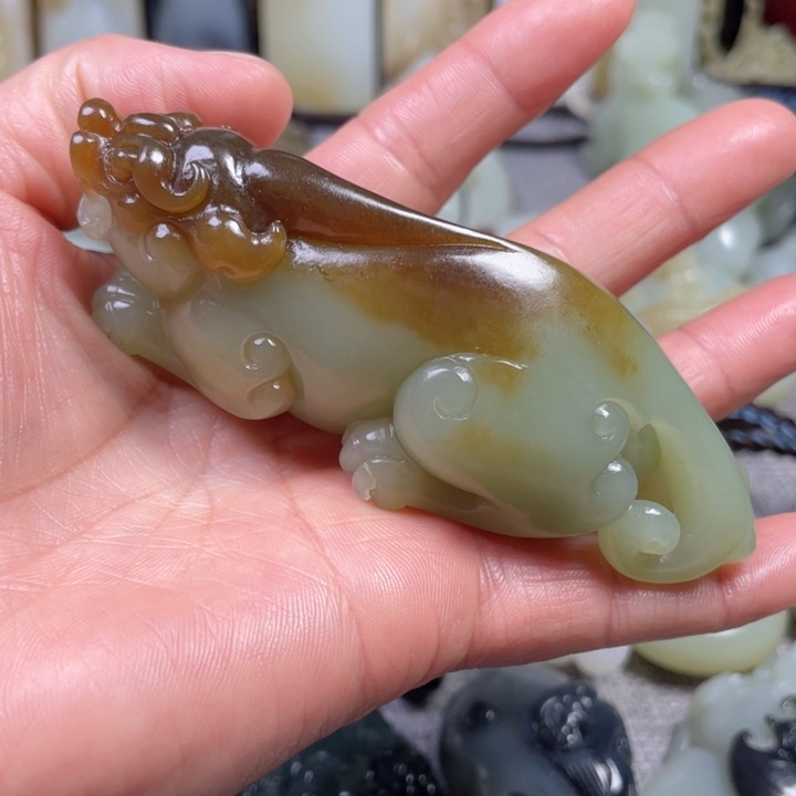 和田玉未镶嵌挂件