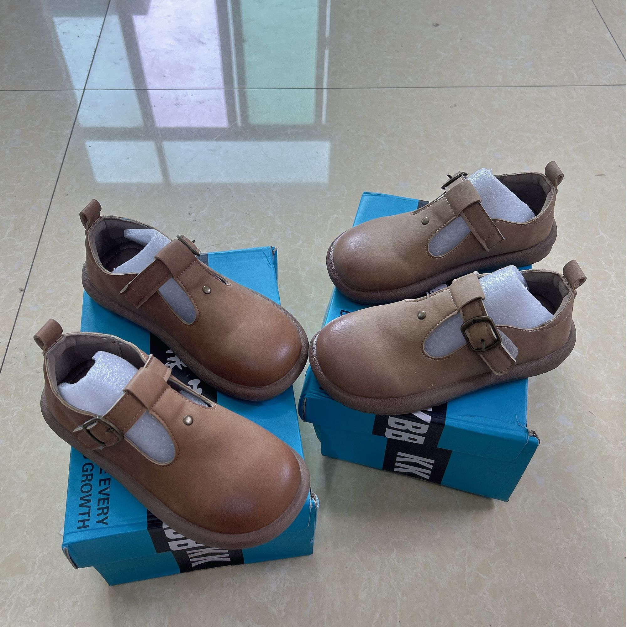 612-2男女童夏季小皮鞋皮凉鞋透气防滑
